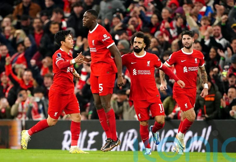 Mohamed Salah on target as Arsenal retain top spot after draw at Liverpool