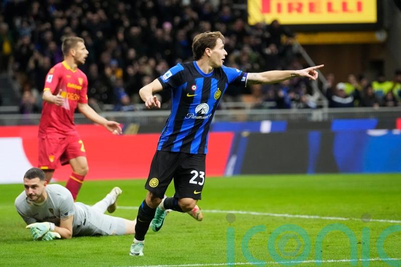 Inter Milan see off Lecce to remain clear of Juventus at Serie A summit