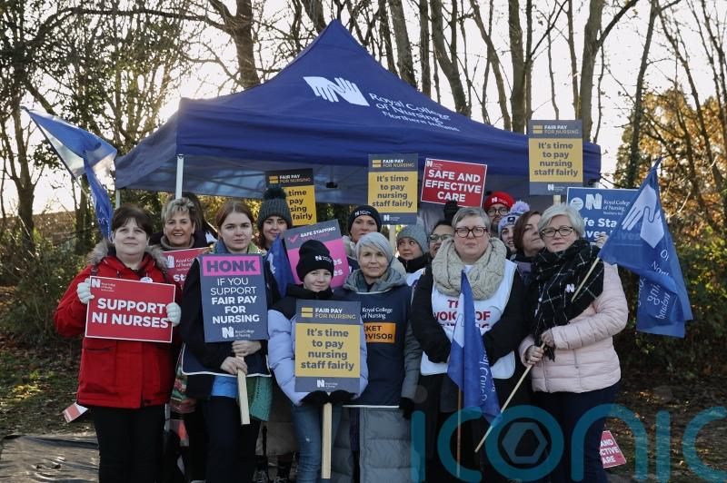 Largest nursing union in Northern Ireland joins day of industrial action