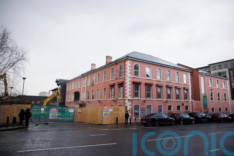 Demolition work begins at Havelock House