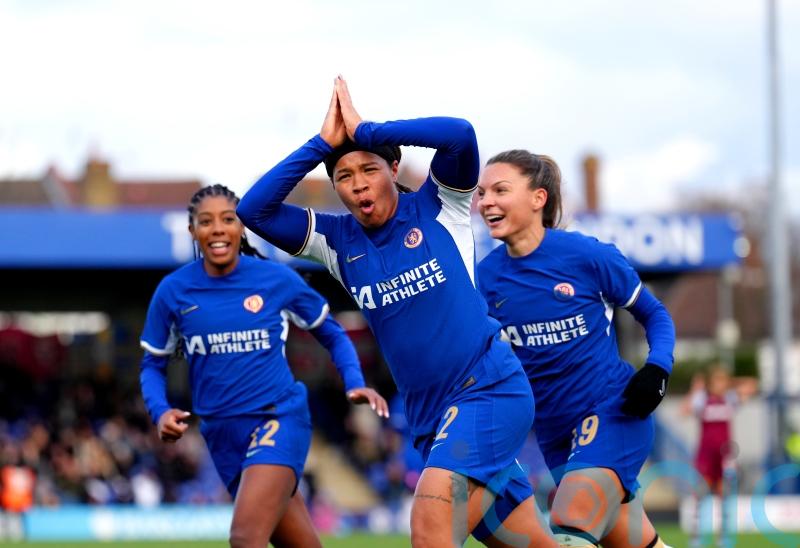 Holders Chelsea need extra time to beat West Ham in Women’s FA Cup fourth round