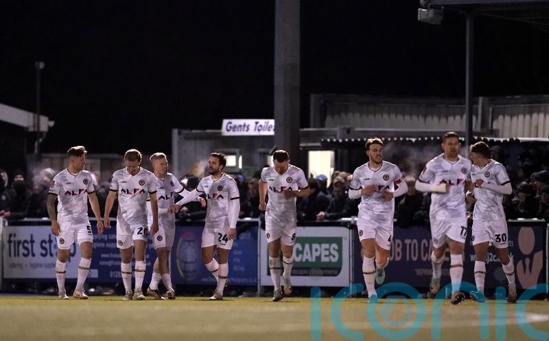Newport end non-league Eastleigh’s FA Cup run to set up Manchester United clash