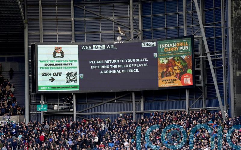 Crowd trouble overshadows Wolves’ FA Cup win at West Brom