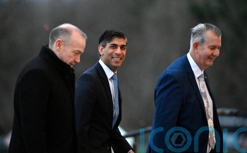 Real work starts now, Rishi Sunak tells Stormont leaders