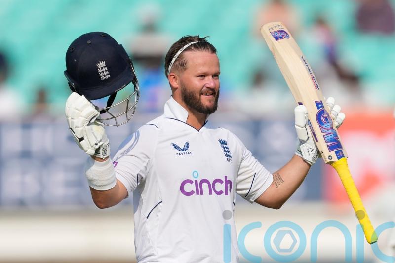 Ben Duckett’s unbeaten century leads England fightback against India on day two