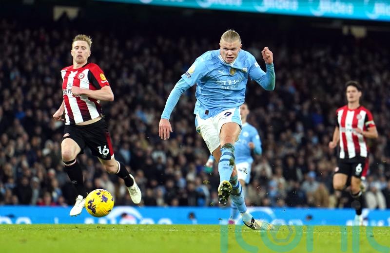 Erling Haaland to the rescue for Man City as champions edge out Brentford