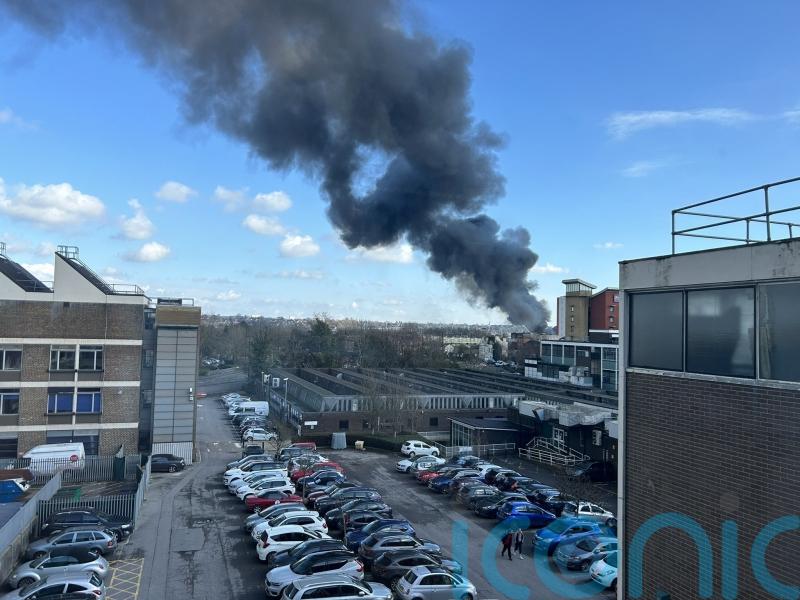 Large fire breaks out near Southampton’s St Mary’s Stadium hours before match