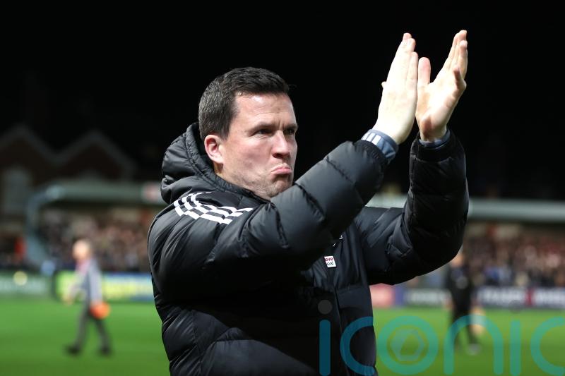 Exeter boss Gary Caldwell salutes Sonny Cox after brace against Bolton