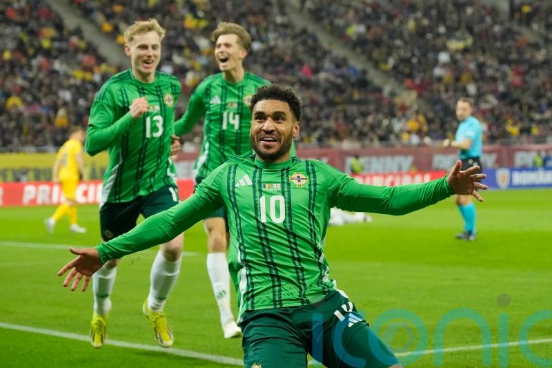 Jamie Reid’s debut goal helps Northern Ireland earn encouraging draw in Romania