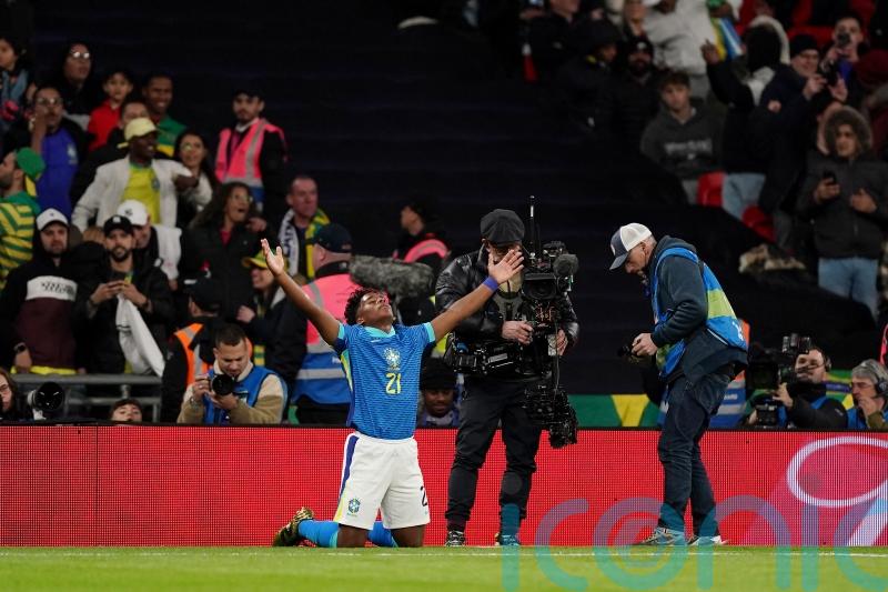 England beaten at Wembley as Endrick announces himself with Brazil winner