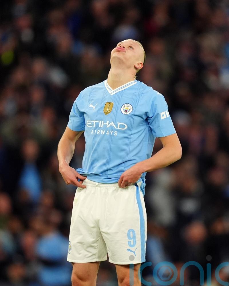 Pep Guardiola says Erling Haaland will miss Manchester City’s trip to Brighton