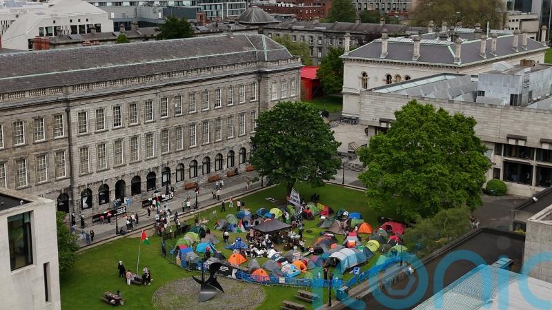 Trinity students end encampment after divestment pledge