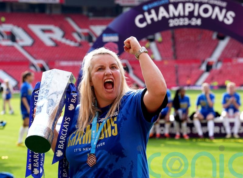 Emma Hayes ends Chelsea tenure with her ‘best title’ after latest WSL success