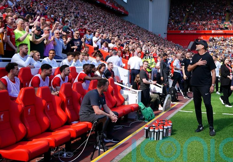 Jurgen Klopp bids emotional farewell to Liverpool with last-day win over Wolves