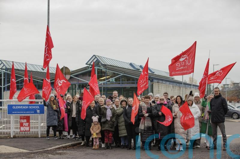 Thousands of school support staff to begin strike action across NI