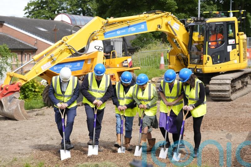 Rob Burrow ‘looking down’ at emotional groundbreaking for MND centre – family
