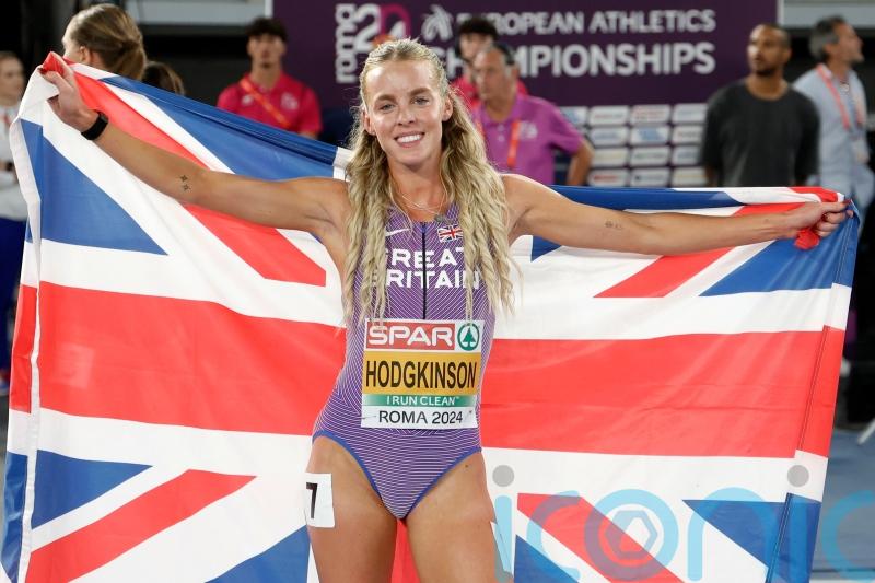 Keely Hodgkinson holds on to retain 800m European Championship title in Rome