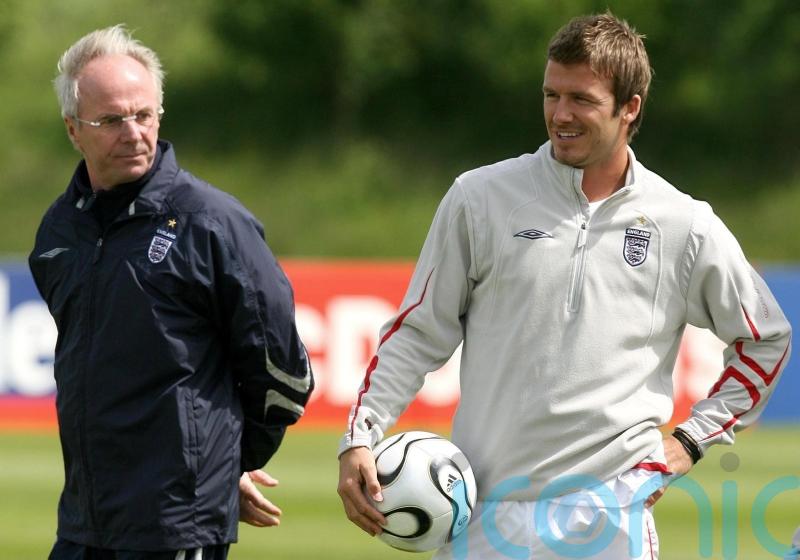 Sven-Goran Eriksson reveals David Beckham’s visit to his home in Sweden