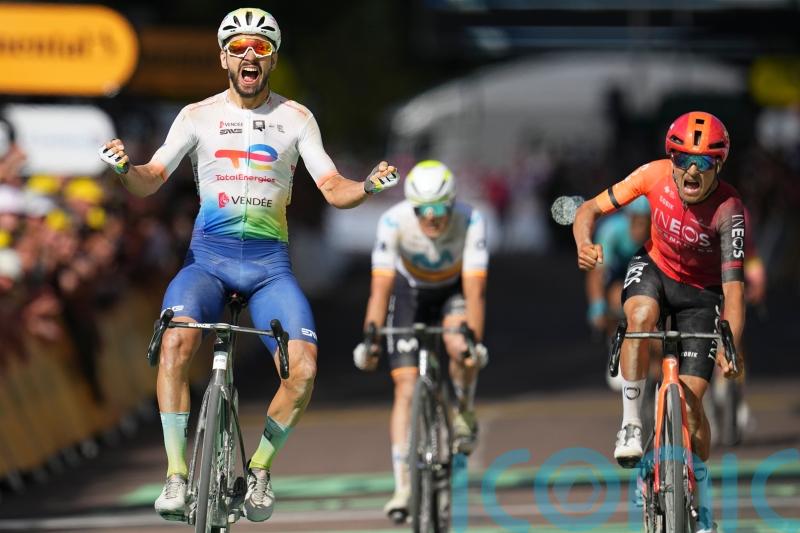 Anthony Turgis denies Tom Pidcock to take Tour de France stage-nine victory