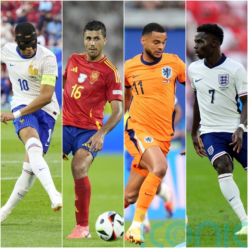 A look at the stats which could shape the Euro 2024 semi-finals