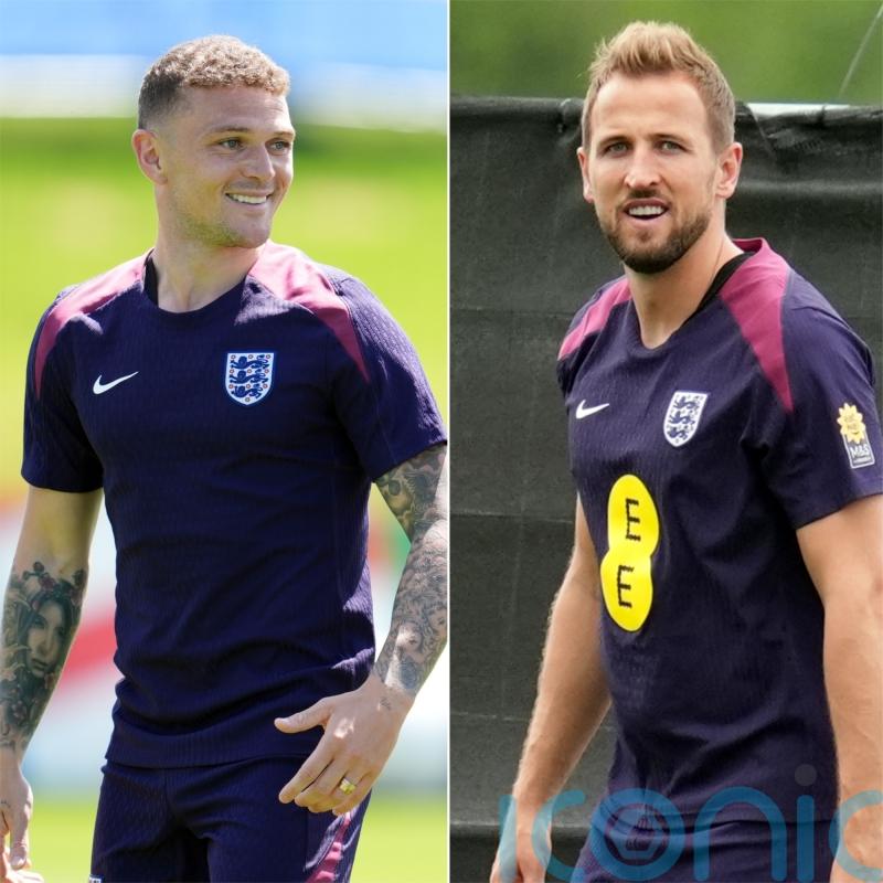 Full England squad trains ahead of Euro 2024 final against Spain