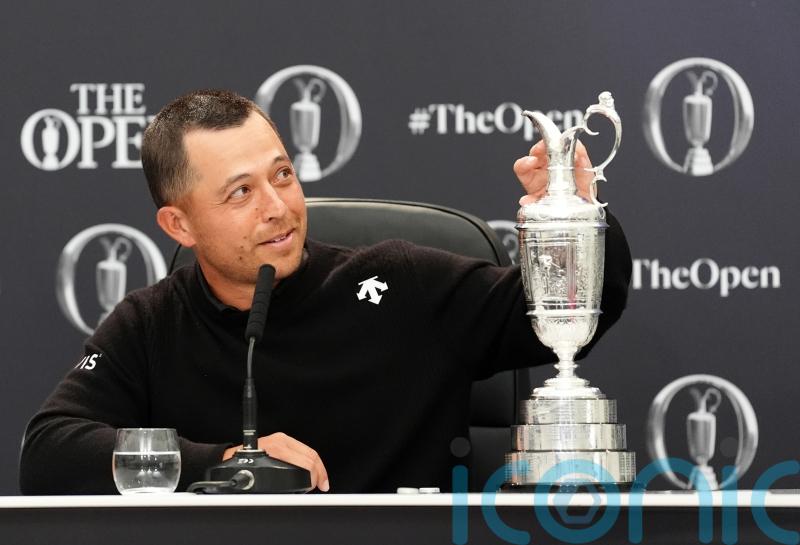 The Open: Xander Schauffele lets father Stefan take first drink from Claret Jug