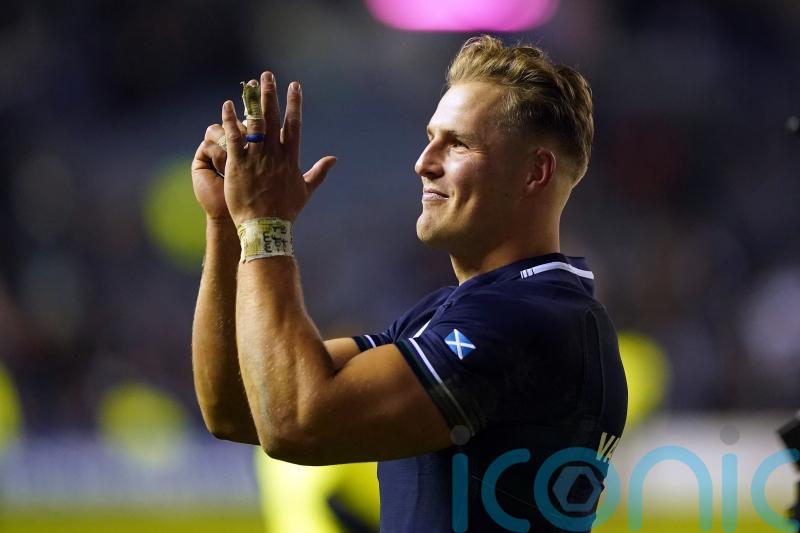 Duhan van der Merwe becomes Scotland’s record try scorer in victory over Uruguay