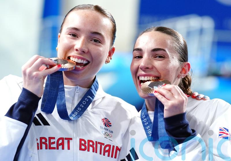 Father of diver ‘incredibly proud’ after pair secure first Paris medal