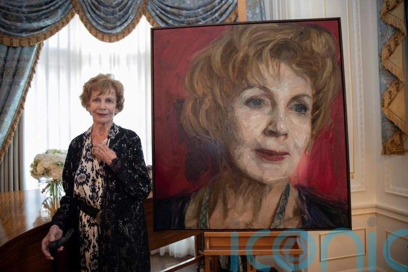 Irish President Michael D Higgins joins mourners at Edna O’Brien’s funeral