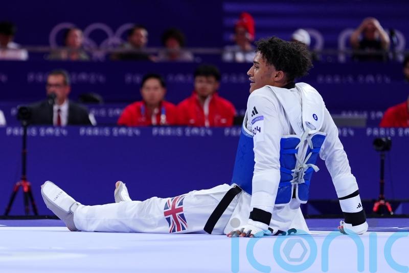 Caden Cunningham vows to become ‘king’ of taekwondo after narrowly missing gold