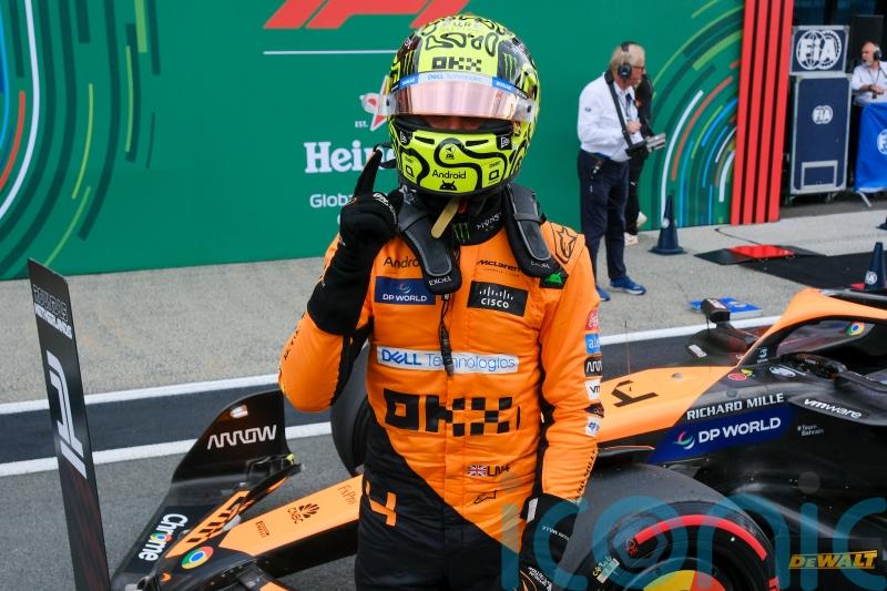Lando Norris pips Max Verstappen to take pole position for Dutch Grand Prix