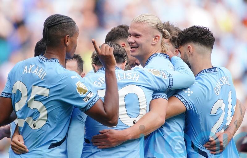Erling Haaland’s hat-trick helps Manchester City to thumping win over Ipswich