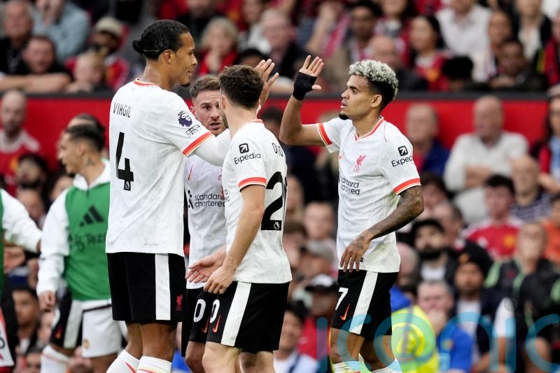 Luis Diaz scores twice as Arne Slot’s Liverpool win at rivals Manchester United