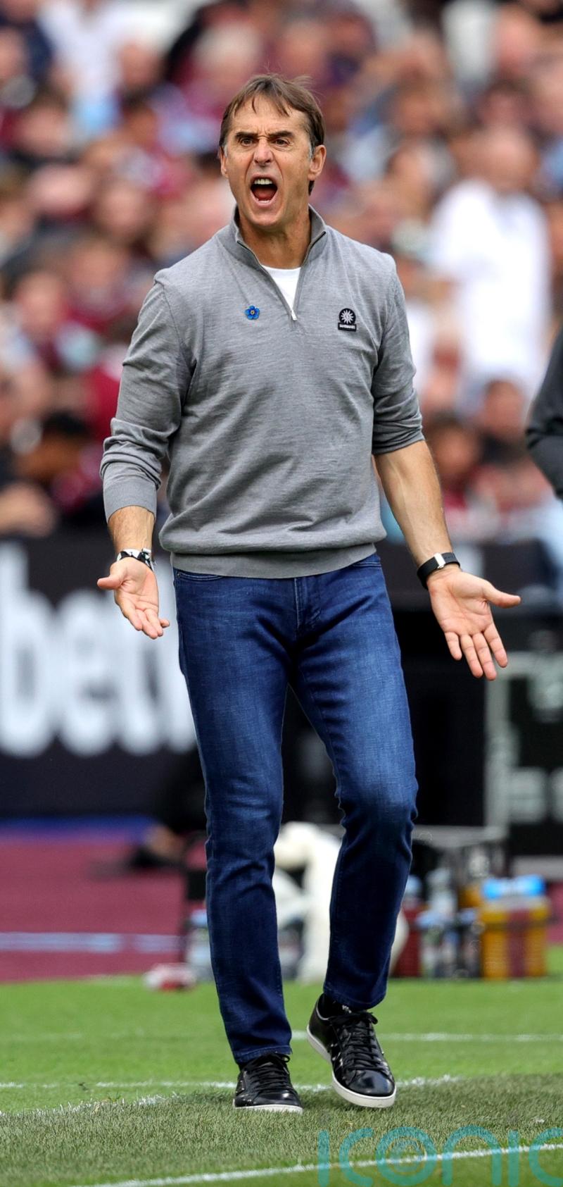 I can’t play – Julen Lopetegui sees funny side after injury puts him on crutches