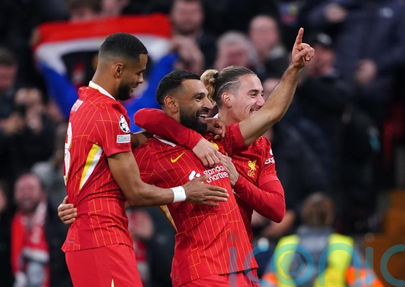 Mohamed Salah settles Liverpool nerves in Champions League win over Bologna