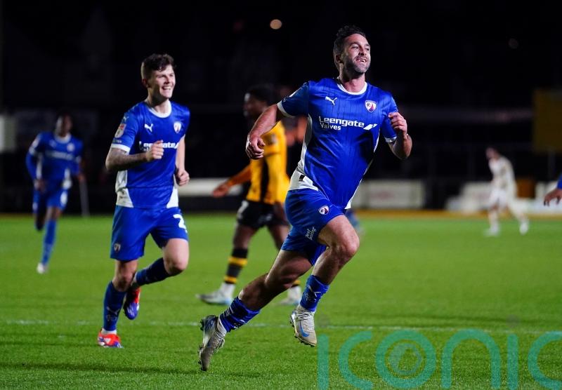 Will Grigg scores late brace as Chesterfield beat Newport to move up to seventh