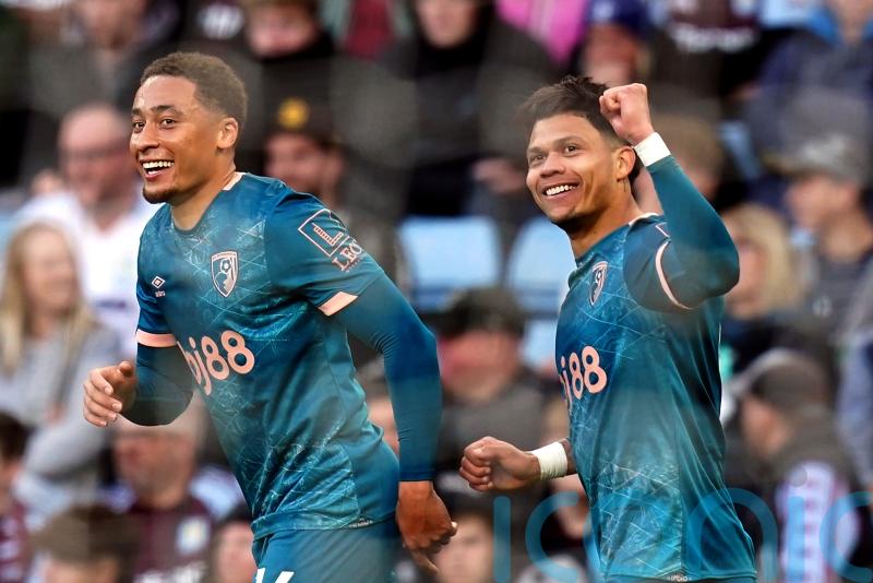 Evanilson’s last-gasp header earns Bournemouth draw at Aston Villa