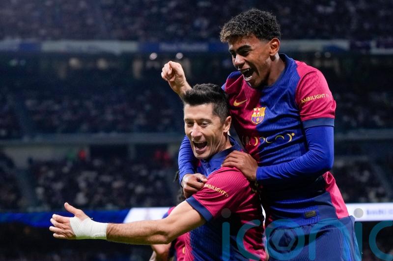 Robert Lewandowski hits brace in Barcelona’s rout of Real Madrid