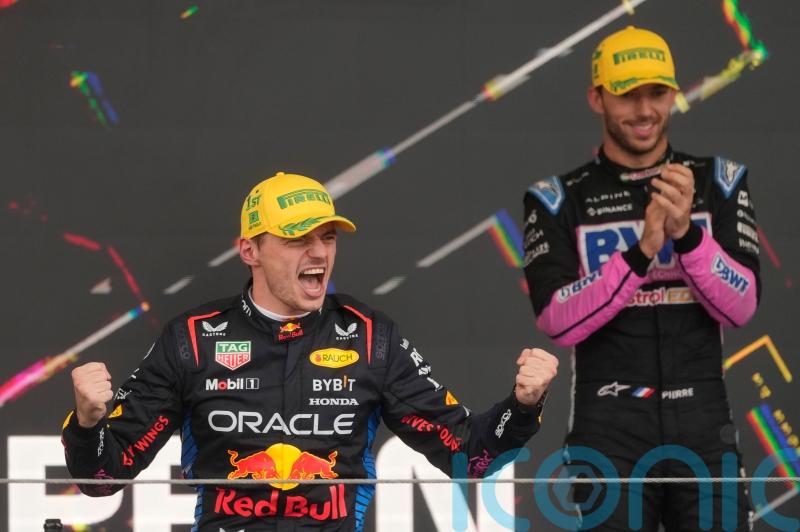 Max Verstappen ‘wanted to destroy garage’ before storming to victory in Brazil