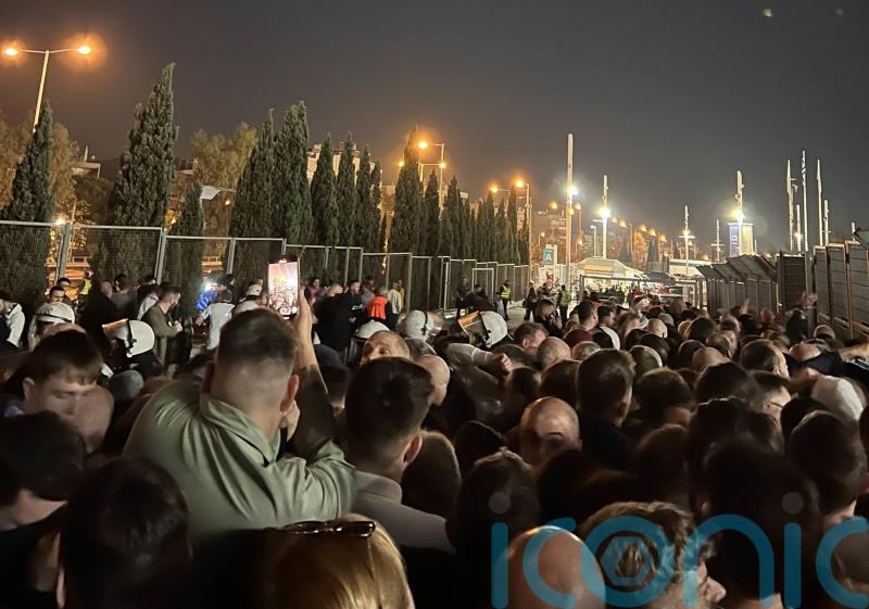 England fans asked to provide details following ‘difficulties’ at Athens match