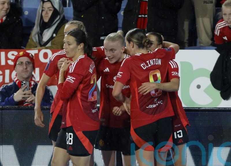 Elisabeth Terland and Celin Bizet score in Manchester United&rsquo;s win at Leicester