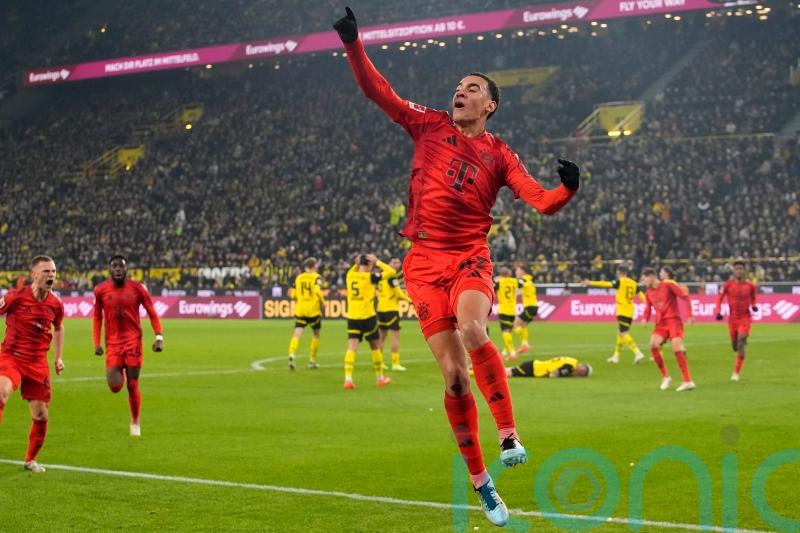 Jamal Musiala saves point for Bayern in Der Klassiker after Harry Kane limps off