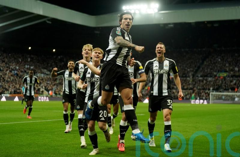 Sandro Tonali’s double helps Newcastle beat Brentford to secure semi-final spot