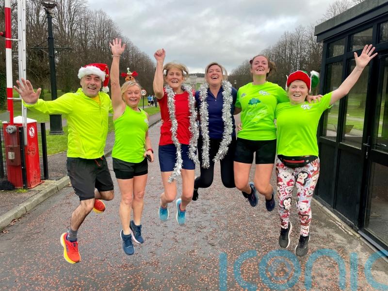 Christmas Day festive run at Stormont breaks course participation record