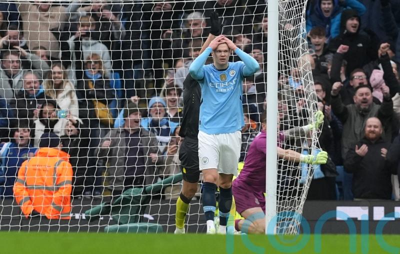 Erling Haaland penalty saved by Jordan Pickford as Man City’s troubles continue