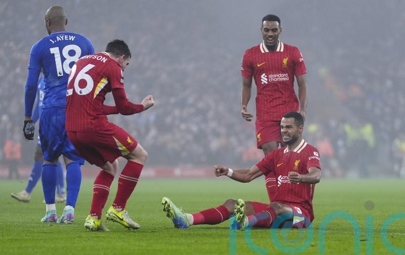 Liverpool punish rivals’ errors with dominant win over Leicester to stretch lead