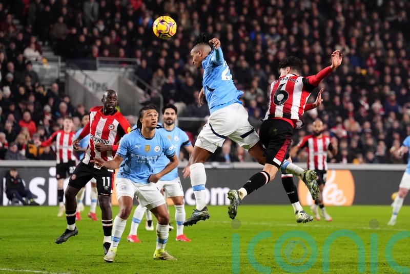 Brentford hit back from two down to draw with Manchester City
