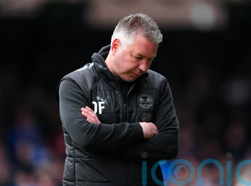 Darren Ferguson rues Peterborough’s profligacy after Exeter’s late equaliser