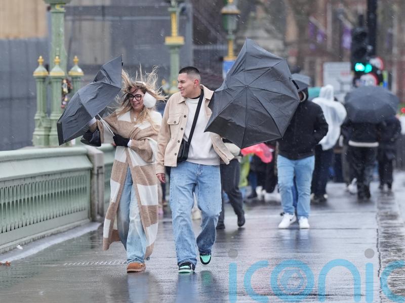 Wet and windy weather moves over the UK as yellow warnings continue