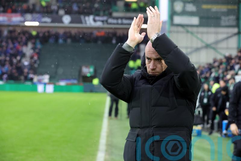 David Gray prises Hibernian’s Rocky Bushiri after late winner against Ayr
